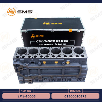 61500010373 Sinotruk Howo Engine Parts Cylinder Block SMS-10005