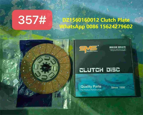 DZ1560160012 Shacman Truck Parts Clutch Disc / Clutch Driven Plate Assembly