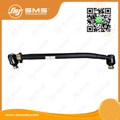 DZ9H259430307 Steering Drag Link for Shacman Truck, Black Steel Tie Rod Assembly