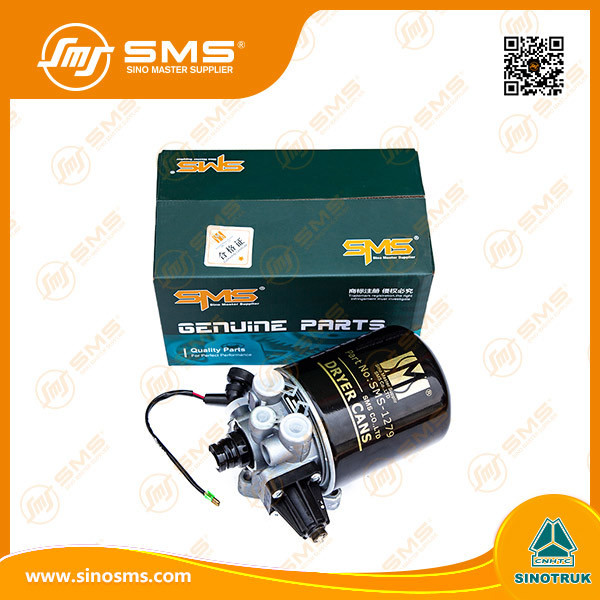 SMS-40278 Sinotruk Howo Truck Chassis Parts Air Dryer WG9100368471